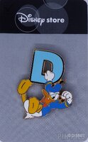 Japan - Donald Duck - D - Character Letter - JDS