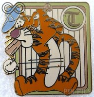WDW - Tigger Batting - 100 Acre Wood Baseball Set - Cast Lanyard Series 2 2003 - 2004