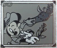 WDW - Mickey and Giraffe - Safari Snapshots Set - Cast Lanyard Series 2 - 2003-2004
