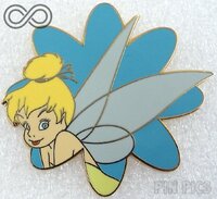 WDW - Blue Flower - Tinker Bell Daisies Set - Cast Lanyard Series 2 2003 - 2004