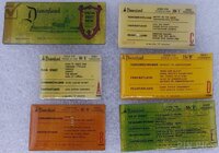 DLR - Ticket Book Pin Set A-E - Passholder Exclusive