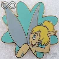 WDW - Light Blue Flower - Tinker Bell's Daisies - Cast Lanyard Series 2 2003 - 2004