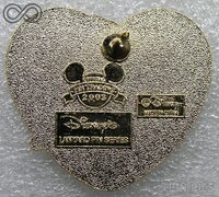 WDW - Hugging - Mickey and Minnie Sweethearts Set - Cast Lanyard 2 2003 - 2004