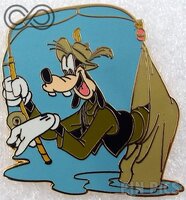 WDW - Goofy's Caught Himself - Gone Fishing Set - Cast Lanyard Series 2 - 2003-2004