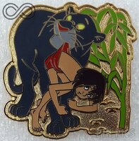 WDW - Bagheera and Mowgli - Jungle Book Set - Cast Lanyard Series 2 2003 - 2004