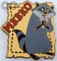 WDW - Meeko - Disney Animal Sidekicks Set - Cast Lanyard Series 2 2003 - 2004