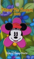 WDW - Minnie Mouse - Disney Pin Flowers - Mickey's Pin Pursuit 2004
