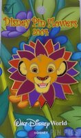 WDW - Simba - Disney Pin Flowers - Mickey's Pin Pursuit 2004 - Lion King