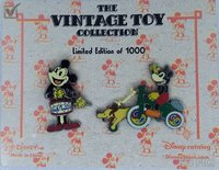 DIS - Mickey and Pluto - Vintage Toy Set