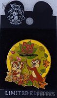 WDW - Chip and Dale with Leaves - Fall 2005 - Surprise Release