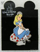 Alice Sitting on a Mushroom - Blue Petticoat Ruffles