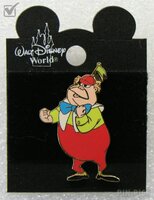 Tweedledum - Fists Raised - Alice in Wonderland