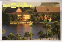 WDW - Polynesian Village Set - Postcard and Pin Series - The Florida Project 2011