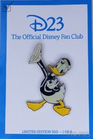 D23 - Donald Duck in Costume as Sam Flynn - Tron - 2011