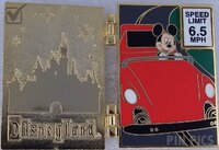 DLR - Autopia with Mickey - Attraction Poster