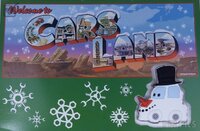 DLR - Seasons Speedings Snowy Greeting Card and Pin set