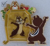 SDR - Chip and Dale - Funhouse Mirrors Mystery Set - Pin Trading Fun Day - Lenticular