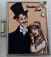 DLR - Constance and Frank - Wedding Album Boxed Set - Haunted Mansion 50th Anniversary - Hinged - Jeweled