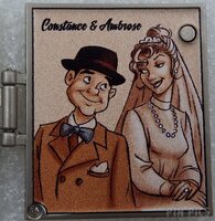 DLR - Constance and Ambrose - Wedding Album Boxed Set - Haunted Mansion 50th Anniversary - Hinged - Jeweled