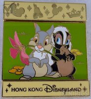 HKDL - Bambi, Thumper, Flower - Flipping Slider Collection
