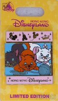 HKDL - Marie, Toulouse, Berlioz, Duchess - Flipping Slide Collection - The Aristocats