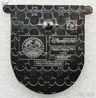 HKDL - Main Street USA - Pillar-Rope Flags Hidden Mickey Set - Pin Trading Carnival 2025