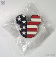 WDW - USA Flag - Mickey Head Icon - Small Version 2 - 2020 Cast Exclusive