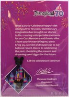 DLR - Celebrate Happy - Disneyland 70th Anniversary - Cast Exclusive
