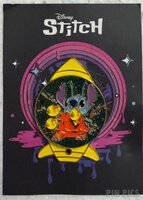 Korea - Stitch - Yellow Space Rocket - Spinner