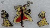 Japan - Cruella De Vil - 101 Dalmatians Mini 3 Set - JDS