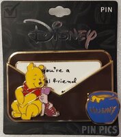 PinAPalooza - Pooh and Piglet Pin Mail - You're a Real Friend - Jumbo Slider - Pin and Pop