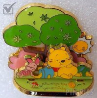 SDR - Cute Winnie the Pooh and Piglet - Always By Your Side - Diorama