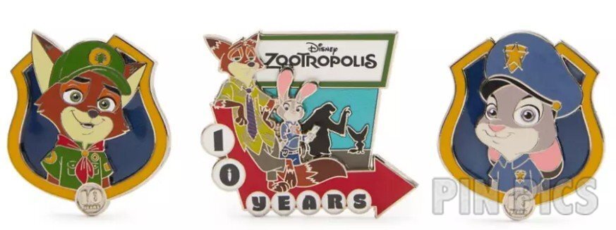 PP184065 - DIS - Zootropolis 10th Anniversary Set - PinPics