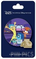 DIS - Inside Out 2 - Pixar 40th Anniversary Series - D23 Member Exclusive