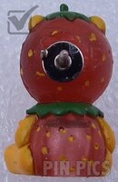 Japan - Pooh Wearing a Strawberry Costume - Strawberry and Pear 3D Resin Set