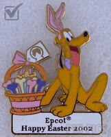 WDW - Pluto - Epcot - Easter Character Hunt 2002