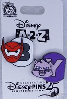 WDW - Armoured Baymax and Yzma - B-Y Carded Set - A-2-Z Countdown Alphabet Monthly Series