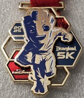DLR - Groot - 5K Replica Medal - Half Marathon Weekend 2025 - runDisney