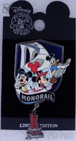DLR - Mickey, Minnie and Donald - Monorail - E Ticket