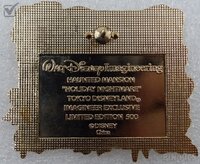 WDI - Tokyo Disneyland - Haunted Mansion Holiday Nightmare - Calendar Series