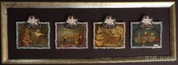 WDI - Haunted Mansion Holiday - 4 Pin Framed Set