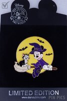 DS -  Figaro with Witch Minnie Mouse - Halloween - Moon