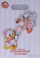 SDR - Donald and Daisy Sugarplum Fairies Set - Christmas Waltz Series 2025 - Stained Glass