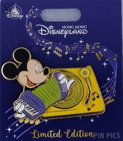 HKDL - Mickey Playing an Accordion - Vinyl Record Player Series