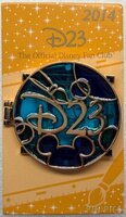 D23 - Walt Disney - Blue Stained Glass - 2014 - WDW