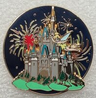 WDW - Tinker Bell - Cinderella Castle - Fireworks - Spinner