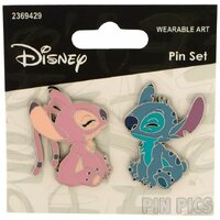 Neon Tuesday - Stitch and Angel Rubbing Noses Set