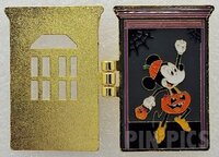 LFLY - Mickey Wearing a Jack-o-Lantern Costume - Mickey and Friends Trick-or-Treat Doors Mystery Set - Hinged
