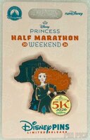 WDW - Merida - 5K Logo - Disney Princess Half Marathon Weekend 2026