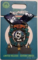 DLR - Jack and Sally - Chills and Thrills Challenge Replica Medal - Halloween Half Marathon 5K 2024 - Spinner - runDisney